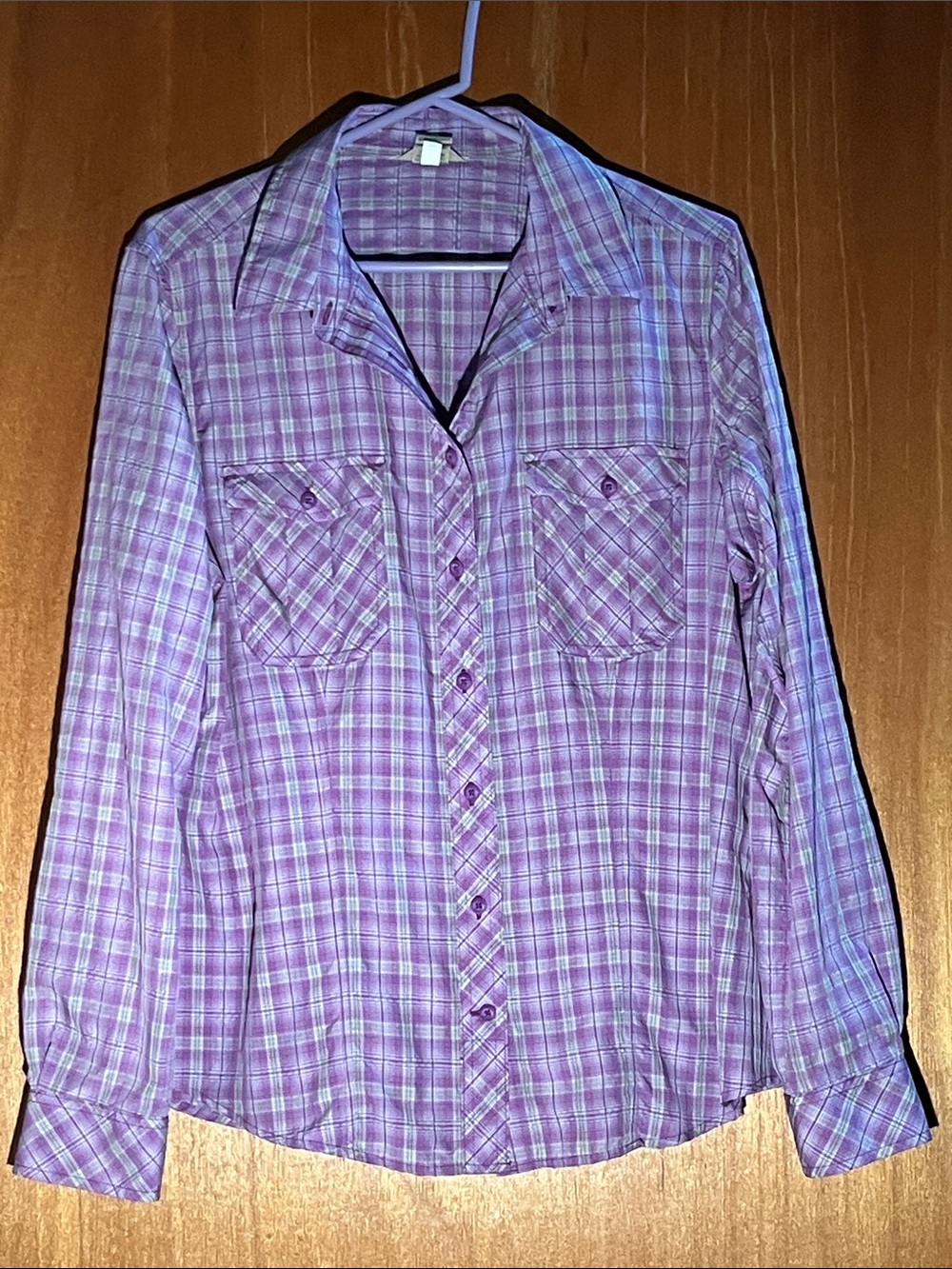 Duluth Trading Co Armachillo Cooling Button Down Long Sleeve Shirt - Size L